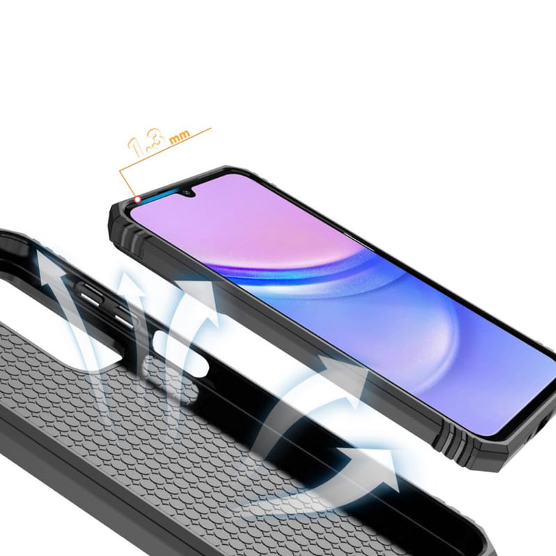 Чeхол-накладка BeCover Military для Samsung Galaxy A16 5G SM-A166 Black (712158)