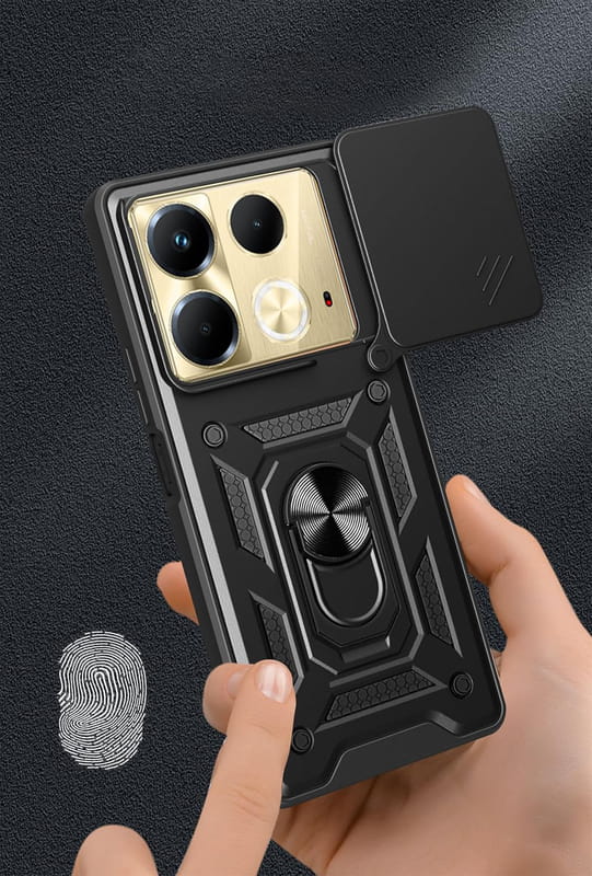 Чeхол-накладка BeCover Military для Infinix Note 40 (X6853) Black (712159)