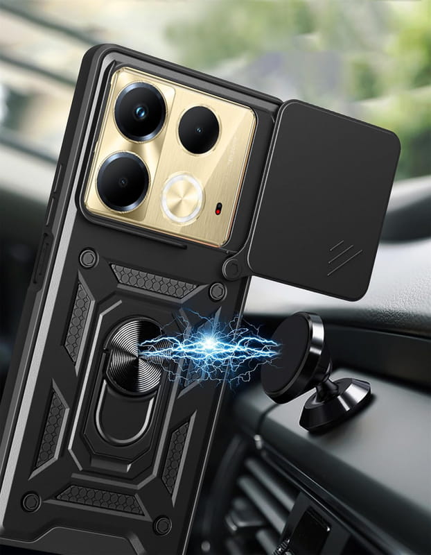Чeхол-накладка BeCover Military для Infinix Note 40 (X6853) Black (712159)
