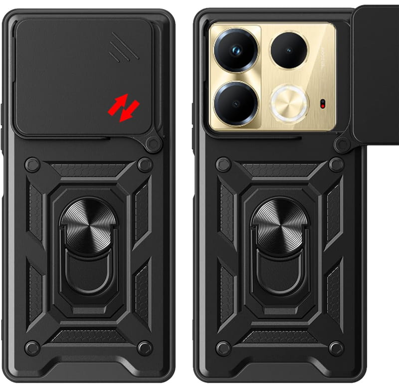 Чeхол-накладка BeCover Military для Infinix Note 40 (X6853) Black (712159)