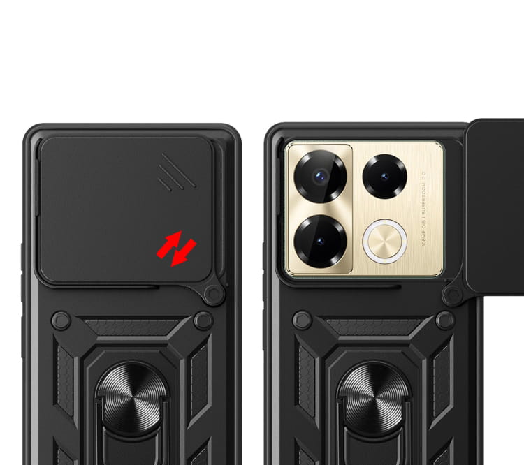 Чeхол-накладка BeCover Military для Infinix Note 40 Pro (X6851) Black (712160)