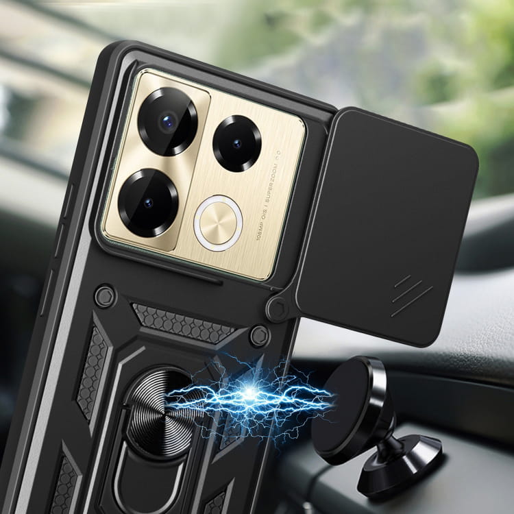 Чeхол-накладка BeCover Military для Infinix Note 40 Pro (X6851) Black (712160)