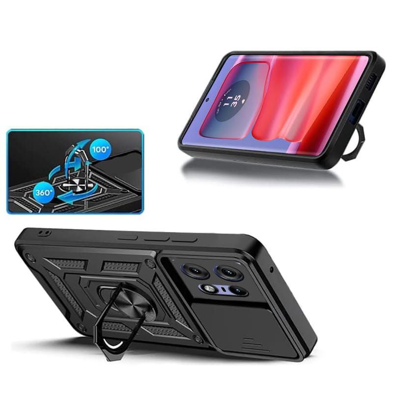 Чeхол-накладка BeCover Military для Motorola Edge 50 Pro Black (712161)