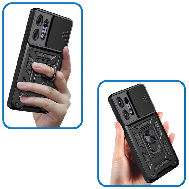 Чeхол-накладка BeCover Military для Motorola Edge 50 Pro Black (712161)