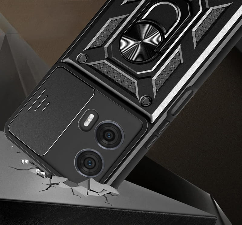 Чeхол-накладка BeCover Military для Motorola Edge 50 Fusion Black (712162)