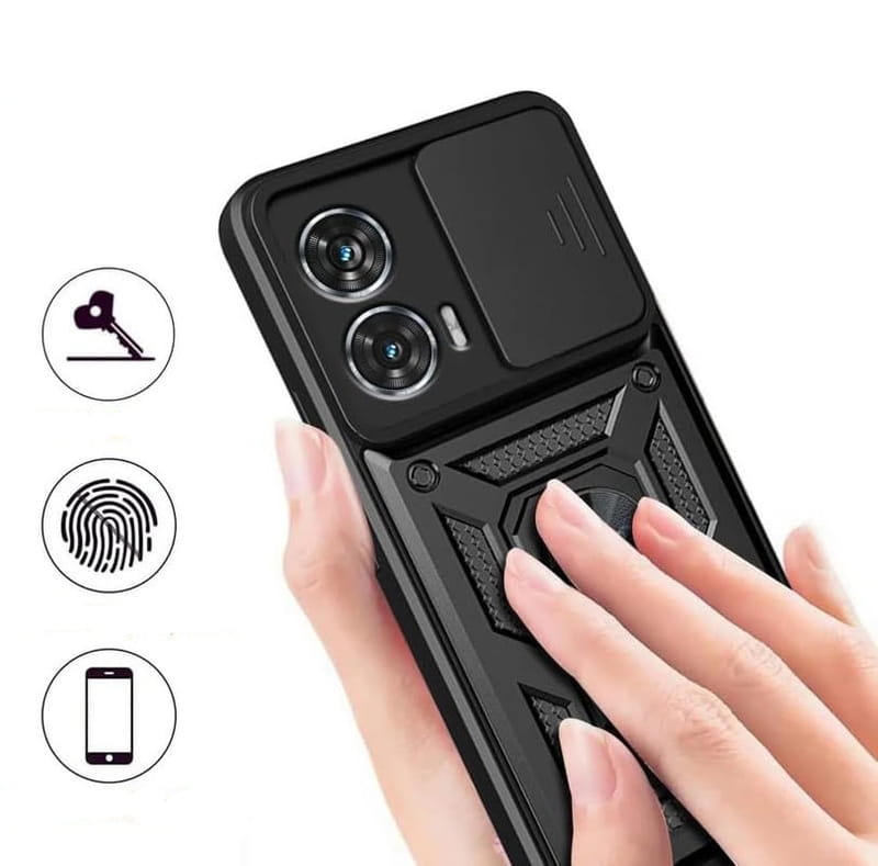 Чохол-накладка BeCover Military для Motorola Moto G85 Black (712163)