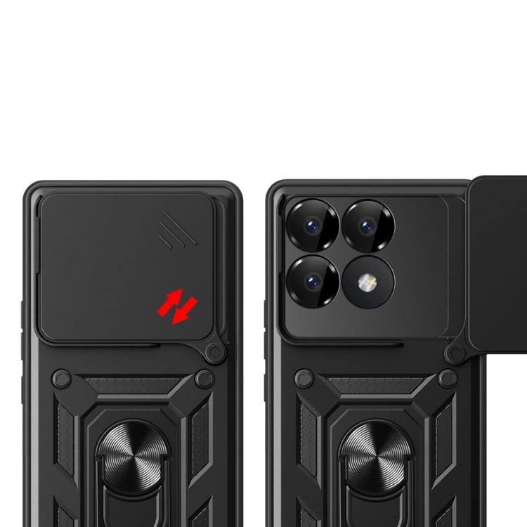 Чeхол-накладка BeCover Military для Poco F6 Pro Black (712166)