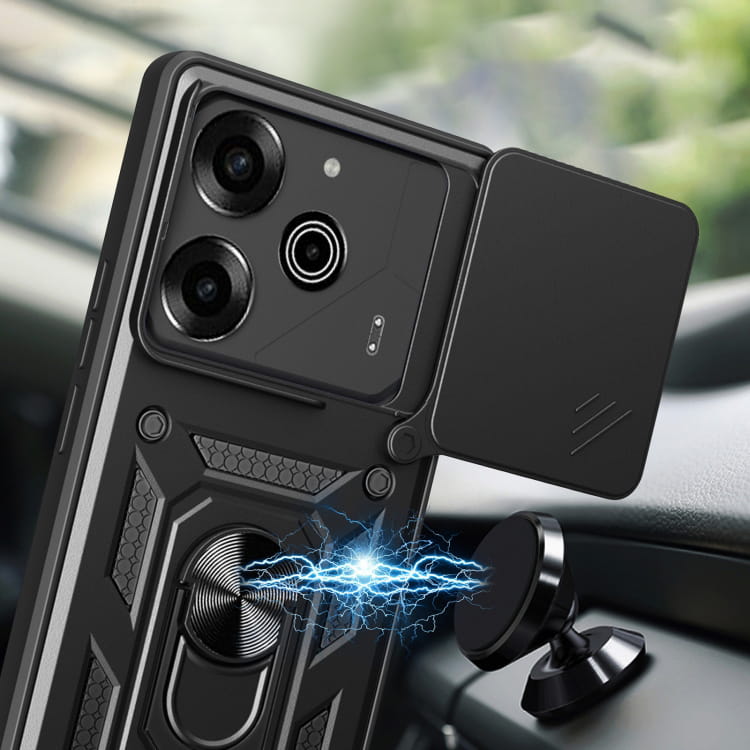 Чeхол-накладка BeCover Military для Tecno POVA 6 (LI7) Black (712167)