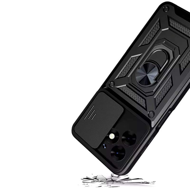 Чeхол-накладка BeCover Military для Tecno Spark 20 (KJ5n) Black (712168)