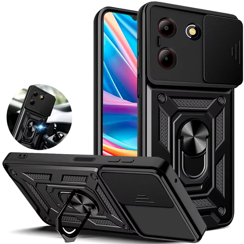 Чeхол-накладка BeCover Military для ZTE Blade A54 Black (712172)