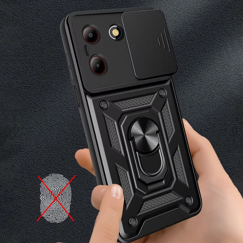 Чeхол-накладка BeCover Military для ZTE Blade A54 Black (712172)