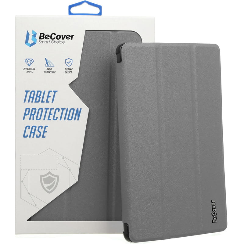 Чохол-книжка BeCover Smart Case для Samsung Galaxy Tab S10 Plus SM-X820/SM-X826 Gray (712235)