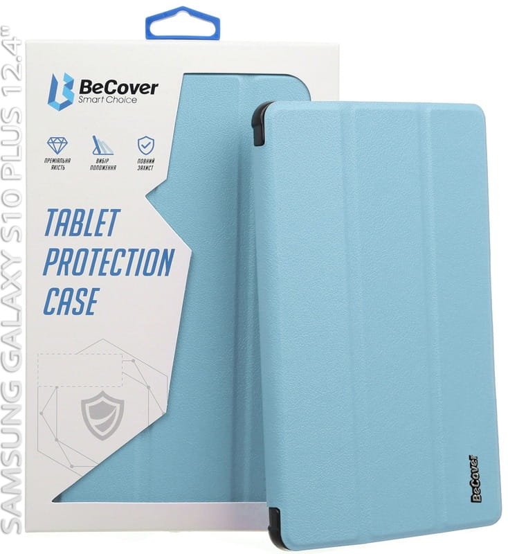 Чехол-книжка BeCover Smart Case для Samsung Galaxy Tab S10 Plus SM-X820/SM-X826 Light Blue (712236)