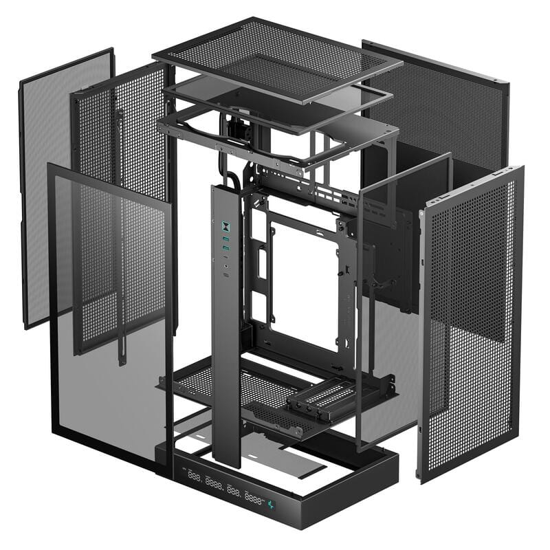 Корпус DeepCool CH270 Digital Black (R-CH270-BKNDM0-G-1) без БП