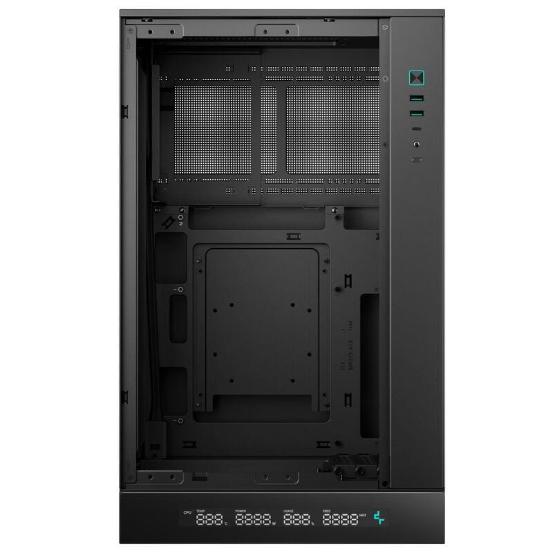 Корпус DeepCool CH270 Digital Black (R-CH270-BKNDM0-G-1) без БП