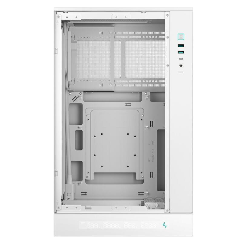 Корпус DeepCool CH270 Digital White (R-CH270-WHNDM0-G-1) без БП