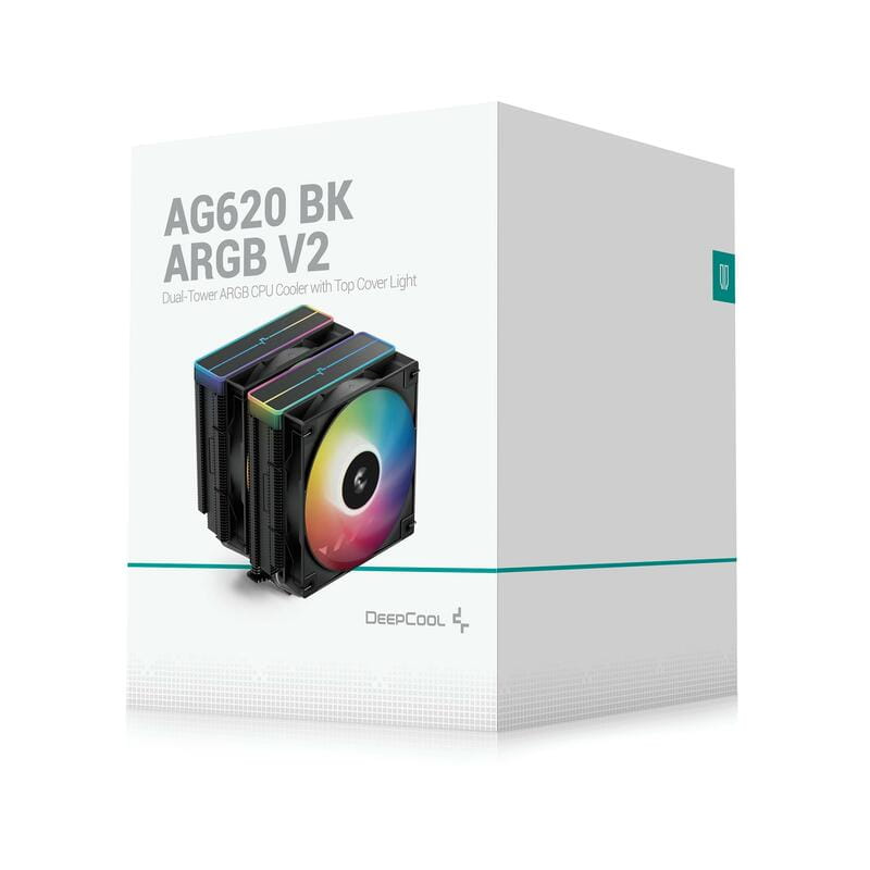 Кулер процесорний DeepCool AG620 BK ARGB V2 (R-AG620-BKAMMN-GJD)