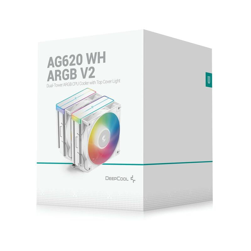 Кулер процесорний DeepCool AG620 WH ARGB V2 (R-AG620-WHAMMN-GJD)