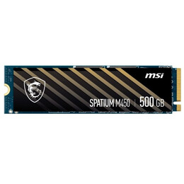 Накопитель SSD  500GB MSI Spatium M450 V1 M.2 2280 PCIe 4.0 x4 NVMe 3D NAND TLC (S78-440K380-P83)