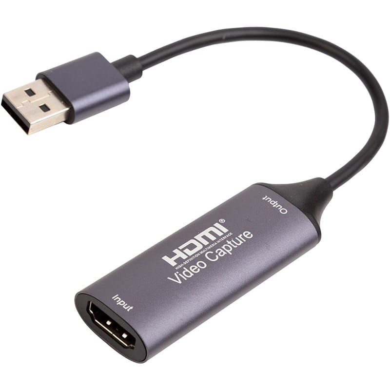 Устройство видеозахвата PowerPlant HDMI USB2.0 4k/30hz (HDVC2-C) (CA914685)