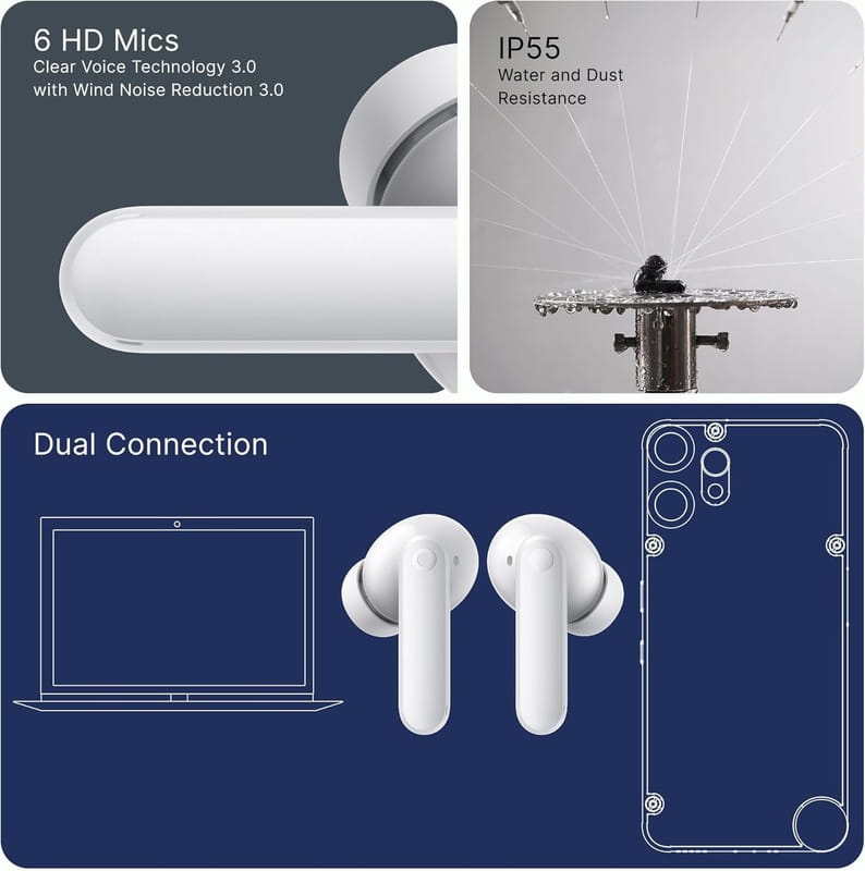 Bluetooth-гарнітура CMF by Nothing Buds 2 Plus B184 Light Grey (A10600105)_EU