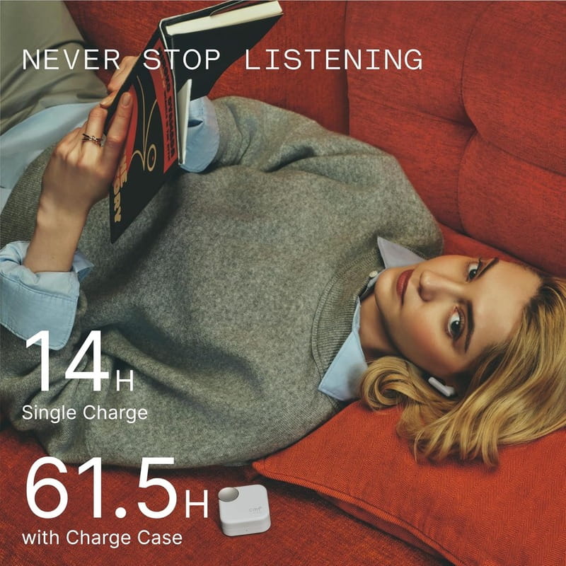 Bluetooth-гарнітура CMF by Nothing Buds 2 Plus B184 Light Grey (A10600105)_EU