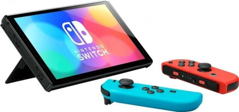 Игровая консоль Nintendo Switch OLED HEG-001 Neon Blue and Neon Red_HK
