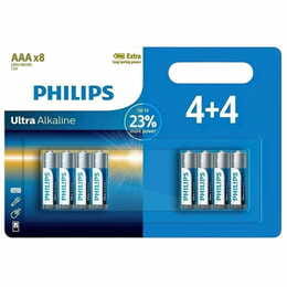 Батарейка Philips Ultra Alkaline AAA/LR03 BL 8 шт
