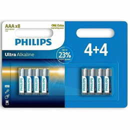 Батарейка Philips Ultra Alkaline AAA/LR03 BL 8 шт