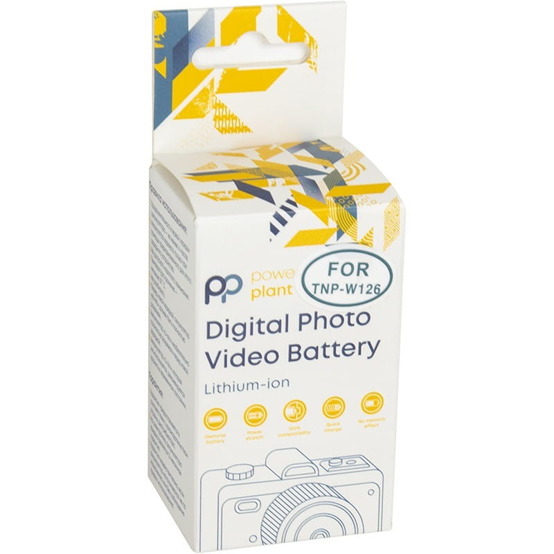 Акумулятор PowerPlant Fujifilm TNP-W126 1050mAh з кабелем Type-C (CB971268)