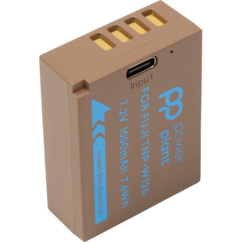 Акумулятор PowerPlant Fujifilm TNP-W126 1050mAh з кабелем Type-C (CB971268)