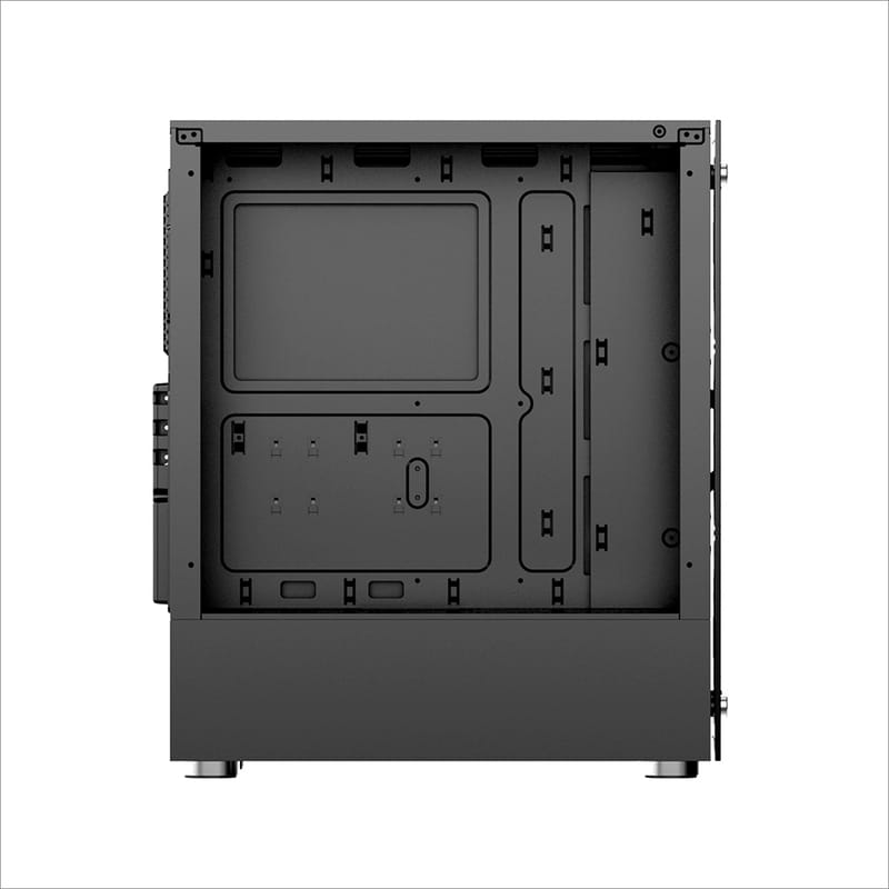 Корпус 1stPlayer V6-4R1 Color LED Black без БП
