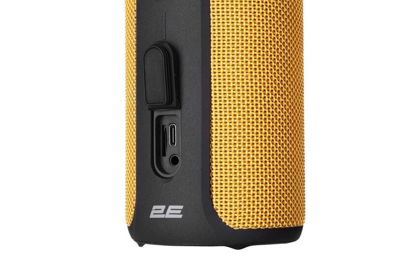 Акустическая система 2E SoundXTube TWS MP3 Wireless Waterproof Yellow (2E-BSSXTWYW)