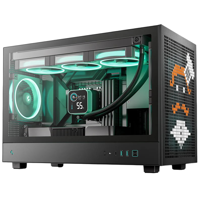 Корпус DeepCool CH260 Black (R-CH260-BKNGM0-G-1) без БП