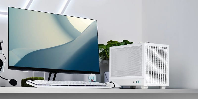 Корпус DeepCool CH160 Mesh White (R-CH160-WHNMI0-G-1) без БЖ