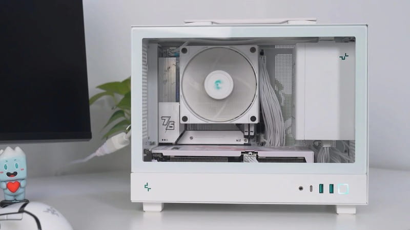 Корпус DeepCool CH160 Mesh White (R-CH160-WHNMI0-G-1) без БЖ