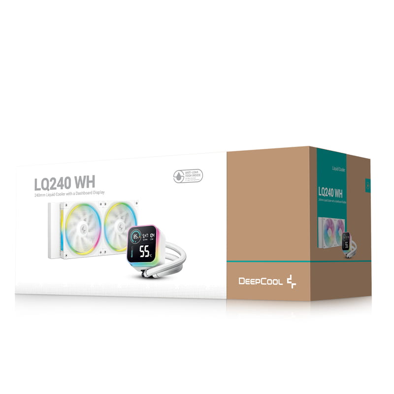 Система водяного охолодження DeepCool LQ240 White (R-LQ240-WHDSMC-G-1)