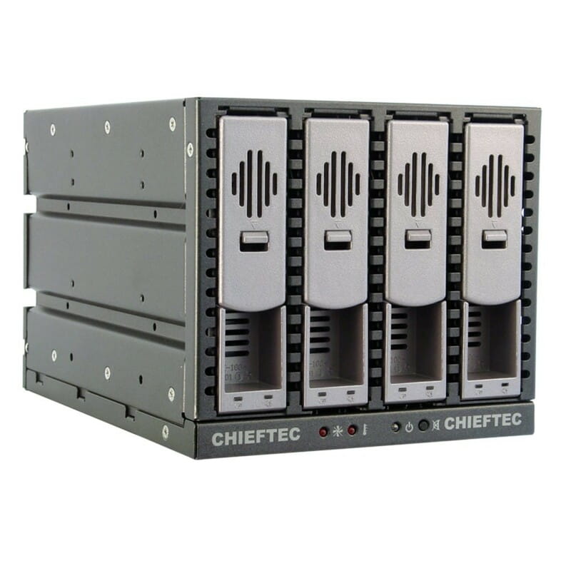 Бэкплейн Chieftec Hot-Swap Aluminium 3x5.25"/4x3.5" SATA (SST-3141SAS)