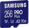Фото - Карта памяти MicroSDXC 256GB UHS-I/U3 Class 10 Samsung Pro Plus + SD-адаптер (MB-MD256SA/EU) | click.ua