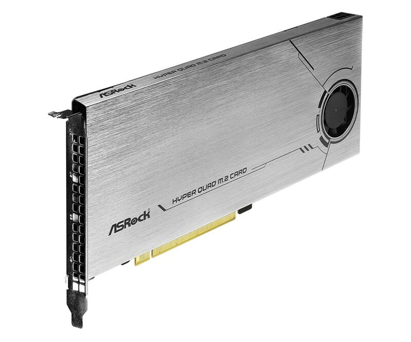 Адаптер PCI-Express ASRock HYPER QUAD M.2 CARD для SSD формата M.2
