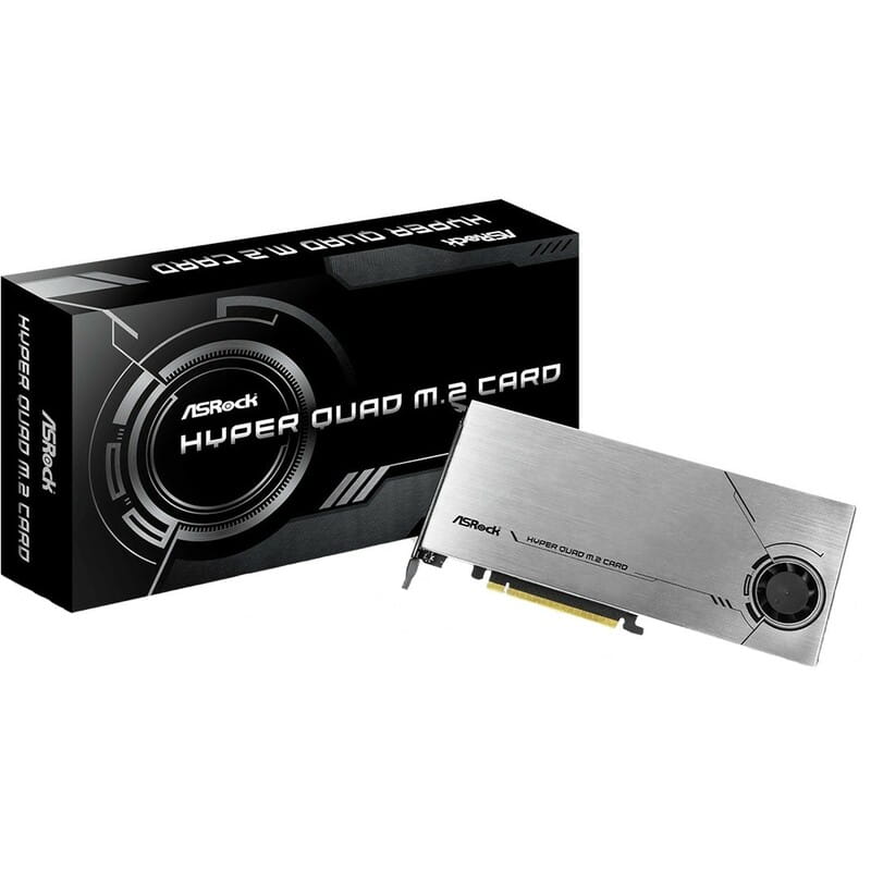 Адаптер PCI-Express ASRock HYPER QUAD M.2 CARD для SSD формата M.2