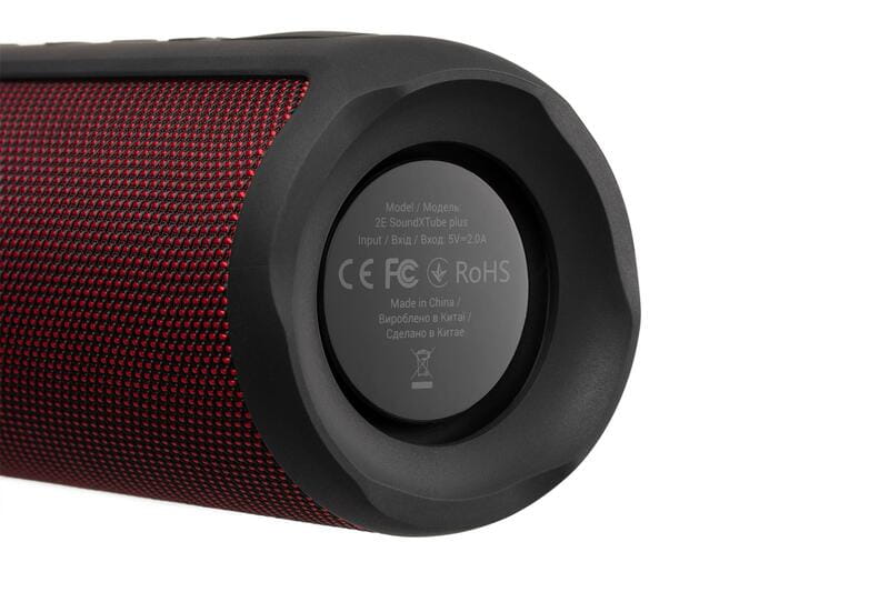 Акустическая система 2E SoundXTube Plus TWS MP3 Wireless Waterproof Red (2E-BSSXTPWRD)