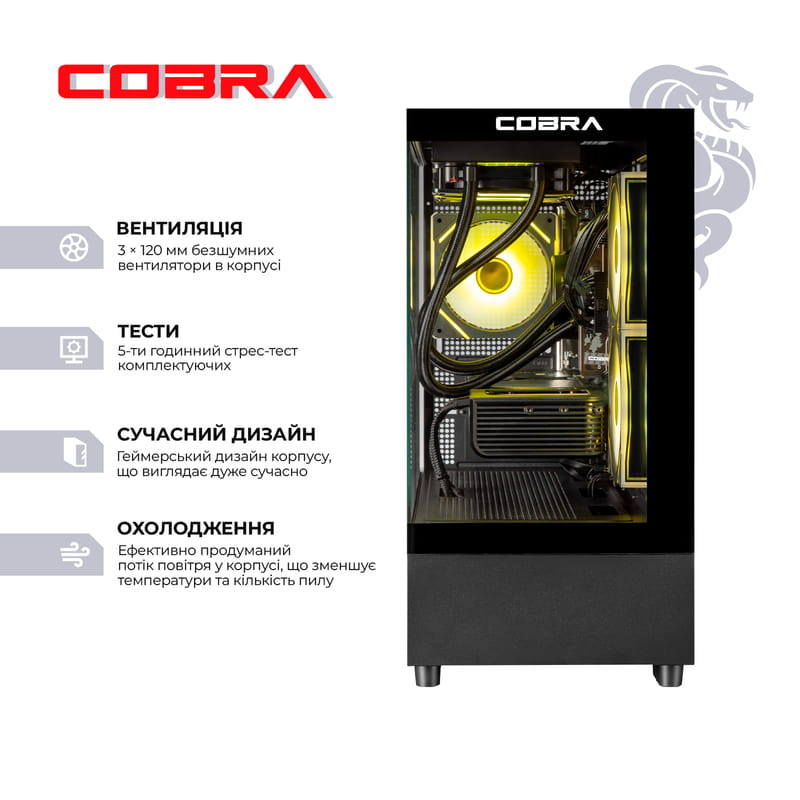 Персональний комп`ютер COBRA Gaming (A96X.64.S10.57T.19904)