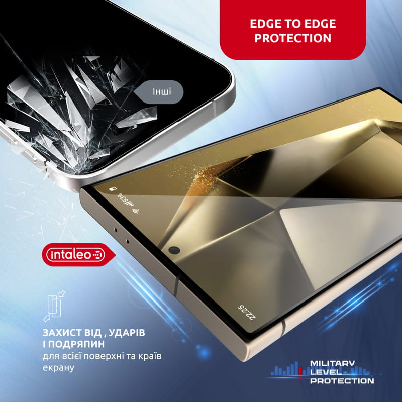 Защитное стекло Intaleo с апликатором Intaleo MagicBox для Samsung Galaxy S24 Ultra SM-S928 Black (4820266742874)