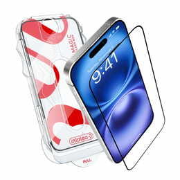 Захисне скло Intaleo з аплікатором Intaleo MagicBox для Apple iPhone 16 Black (4820266742935)