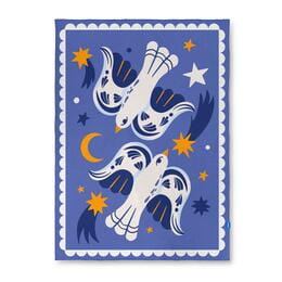 Купить Плед Orner Птицы на звездном небе 130х170 см (orner-2606) Плед Orner Птицы на звездном небе 130х170 см (orner-2606)