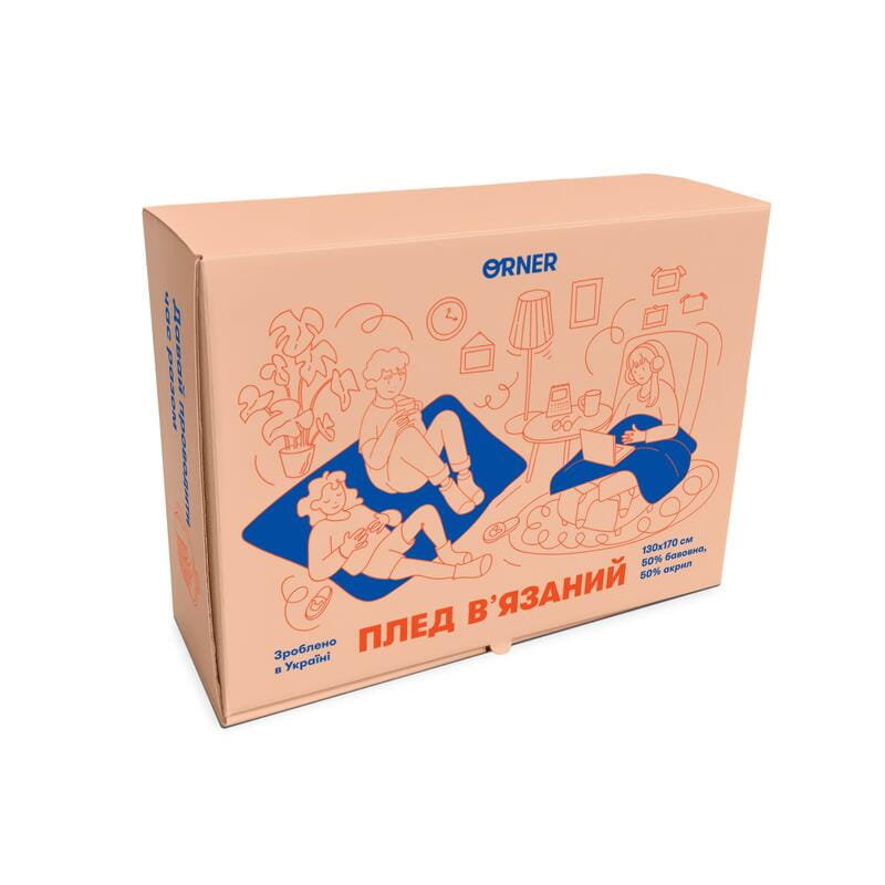 Плед Orner Птицы на звездном небе 130х170 см (orner-2606)