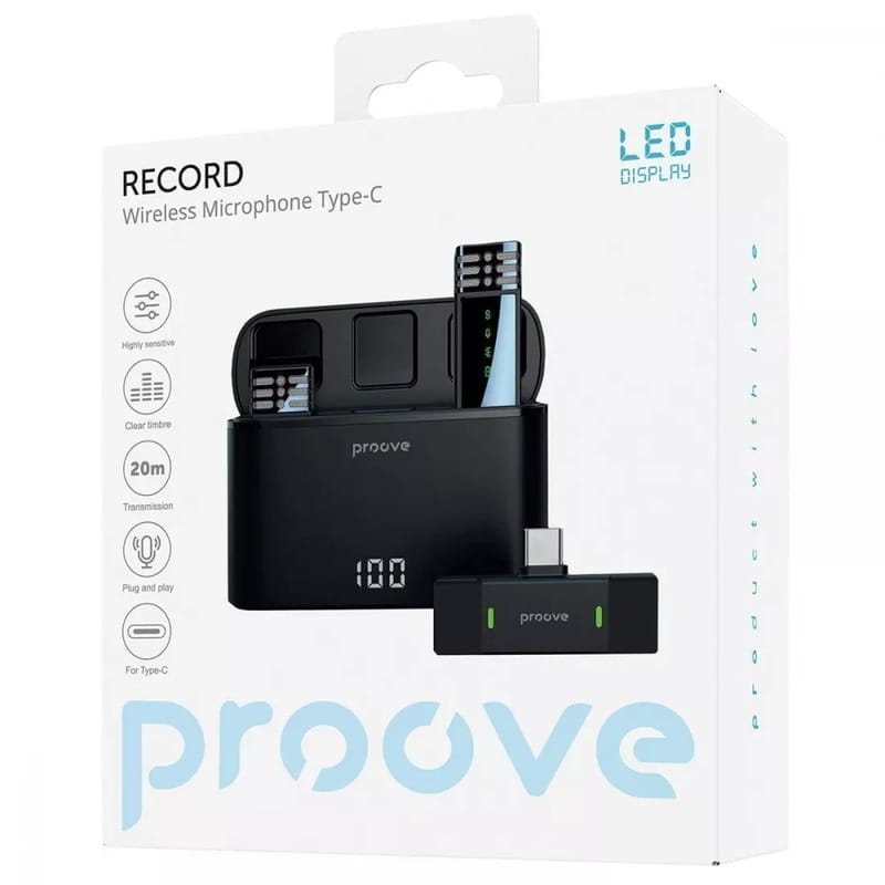 Мікрофон Proove Record Type-C Black