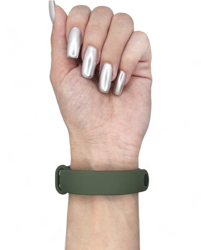 Силіконовий ремінець BeCover для Xiaomi Mi Smart Band 9 Khaki (711950)
