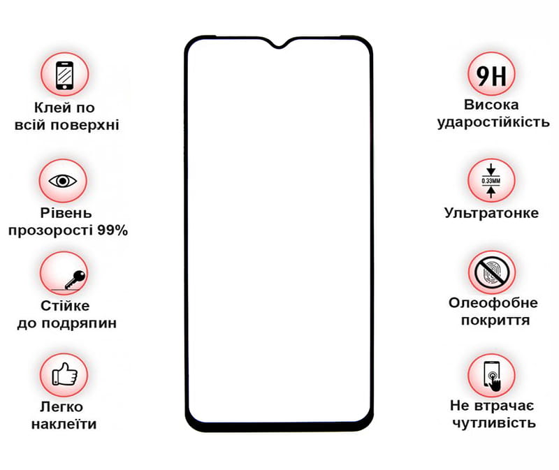 Защитное стекло BeCover для Ulefone Armor 12s Black (712129)